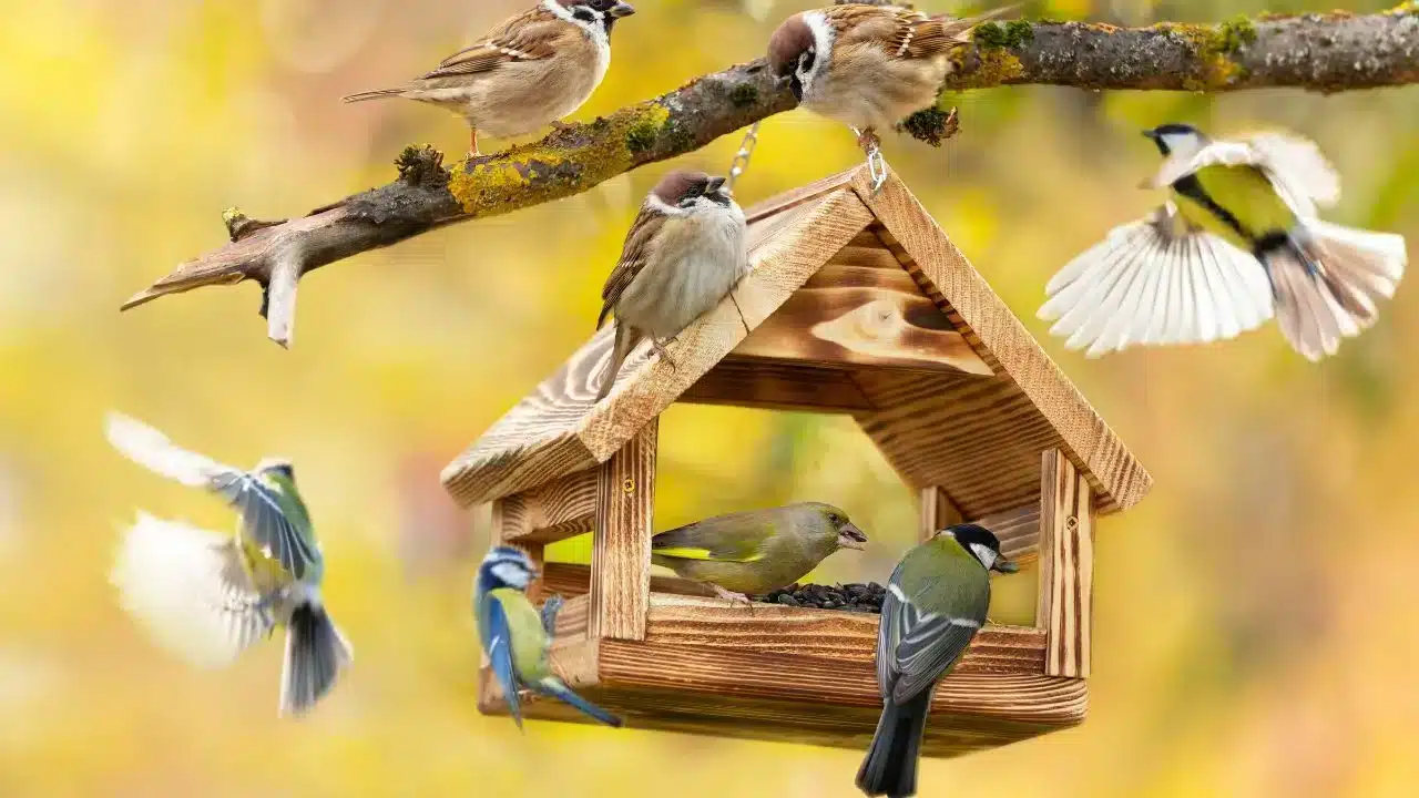 cet objet à déposer sur le mangeoire des oiseaux est redoutablement efficace pour les attirer pendant l'automne